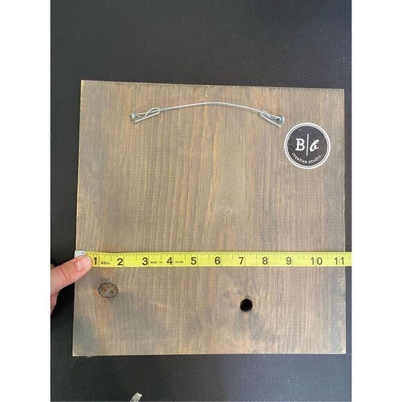 Rustic Wooden Sign “Pets Make Our Lives Whole” Hand Crafted Wall Hanging with Pa - Picture 6 of 9